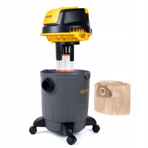 Odkurzacz Przemysłowy Stanley 1200W 20L Sucho/Mokro Dmuchawa Hepa Filtr
