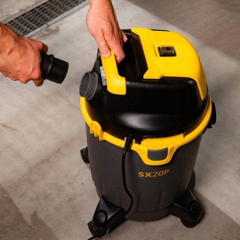 Odkurzacz Przemysłowy Stanley 1200W 20L Sucho/Mokro Dmuchawa Hepa Filtr
