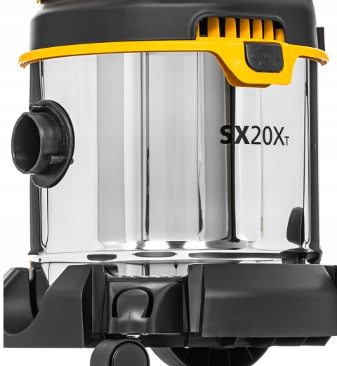 Odkurzacz Przemysłowy Stanley 1200W 20L Sucho/Mokro Do Gipsu Gniazdo