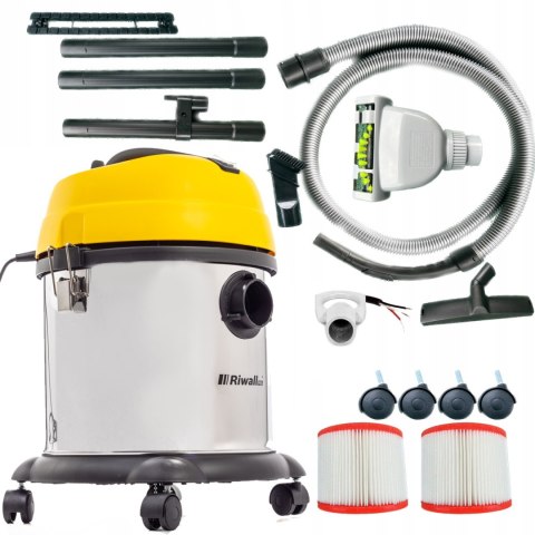 Odkurzacz Riwall Pro Ferdek 2500 W 7W1 Z Filtrami Hepa I Turboszczotką