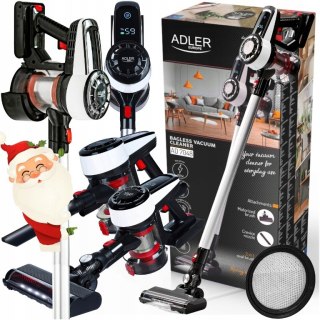 Odkurzacz Pionowy Adler Bezprzewodowy Cyklonowy 350W 2 Tryby Led 0,8L 30Min