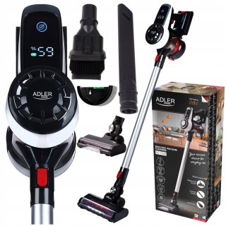 Odkurzacz Pionowy Bezprzewodowy Adler Ad7048 Cyklonowy 350W Filtr Hepa