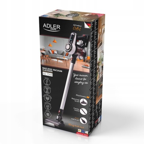 Odkurzacz Pionowy Bezprzewodowy Adler Ad7048 Cyklonowy 350W Filtr Hepa