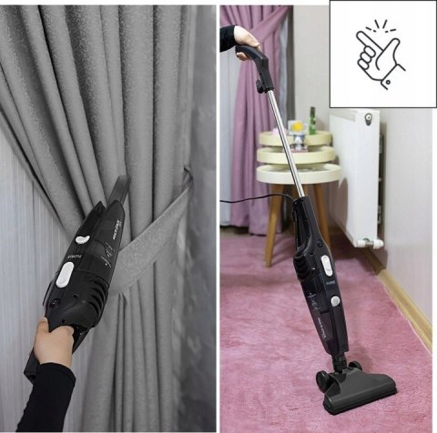 Odkurzacz Pionowy Bezworkowy Floria 800W 16000Pa Hepa 1,2L 5M 2W1