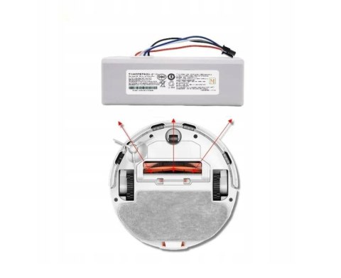 Bateria 2600Mah 14,4V Do Xiomi Mi Robot Mop 1C - Duża Moc I Trwałość