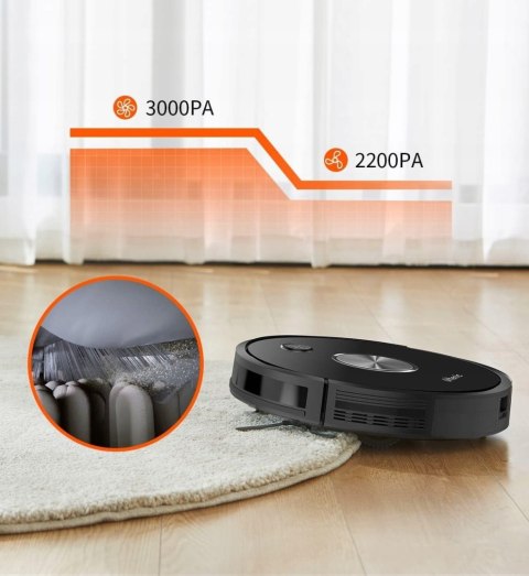 Odkurzacz 2W1 Ulternic D5s Pro 3000Pa - Inteligentna Nawigacja, Dywan