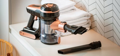 Odkurzacz Pionowy Adler Ad 7044 Bezprzewodowy Bezworkowy Turbo Hepa 40Min