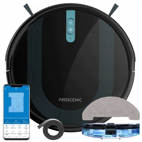 Proscenic 850T Robot 2W1 3000Pa, Mop I Odkurzający, Laser Lds Hepa 120M2