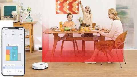 Roborock S8 White 6000Pa Robot Sprzątający 2W1 Odkurzanie I Mopowanie 400Ml