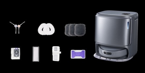 Robot Freo 12000Pa 2W1 Z 1080P Kamerą, Auto Opróżnianie I Stacją Bazową
