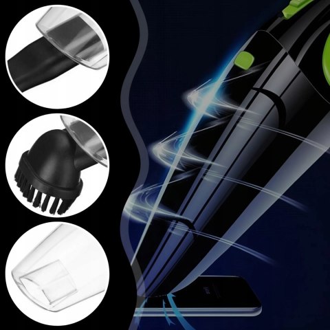 Bezprzewodowy Odkurzacz Samochodowy 120W Usb Ręczny Akumulatorowy Filtracja