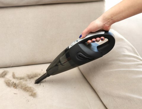 Odkurzacz Ręczny 120W Samochodowy Bezprzewodowy Sucho/Mokro Z Filtrem Hepa