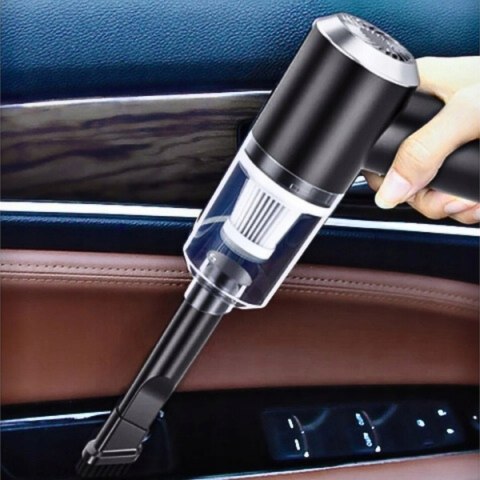 Odkurzacz Ręczny 2W1 Bezprzewodowy Usb 40Min Z Filtrem Hepa I Dmuchawą
