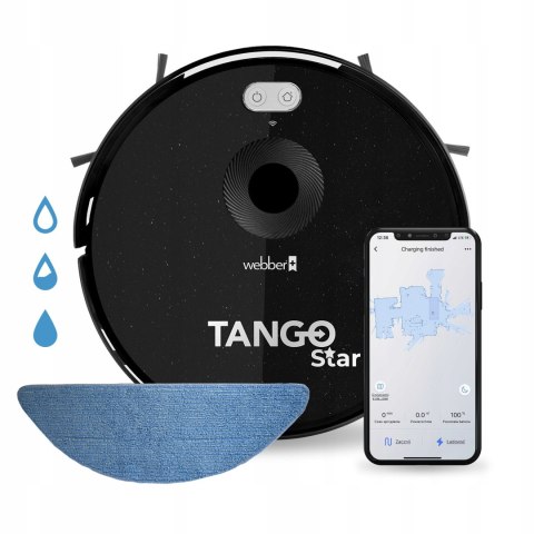 Odkurzacz Robot 2W1 Webber Tango Star Laser Ultrascan 360° Sucho I Mokro