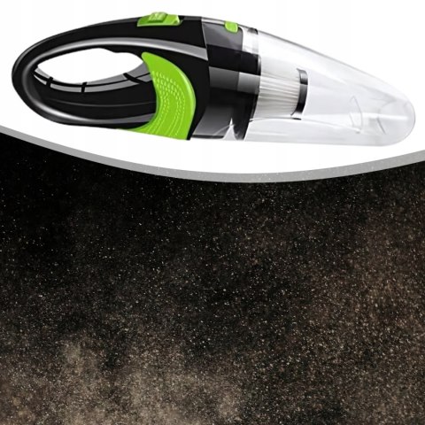Odkurzacz Samochodowy Bezprzewodowy 120W Usb - Końcówki I Filtr Podwójny