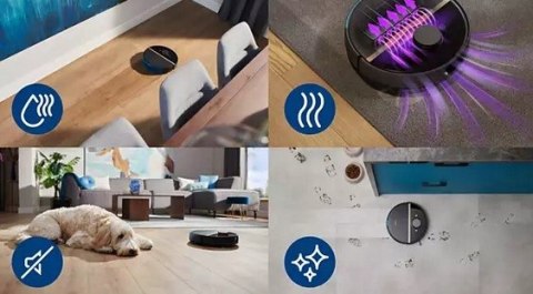 Robot Philips Aqua 7000 5000Pa Wi-Fi Odkurzający I Mopujący Z Czujnikiem