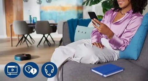 Robot Philips Aqua 7000 5000Pa Wi-Fi Odkurzający I Mopujący Z Czujnikiem