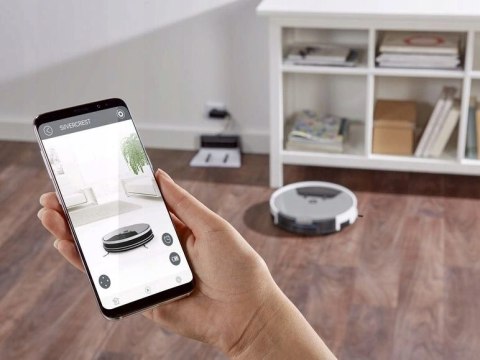 Robot Sprzątający Silvercrest Ssra1 Aplikacyjny Do Podłóg I Dywanów, 90 Min