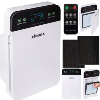 Duży Automatyczny Oczyszczacz 35W 7W1 + Filtr Hepa, Jonizacja, Czujnik
