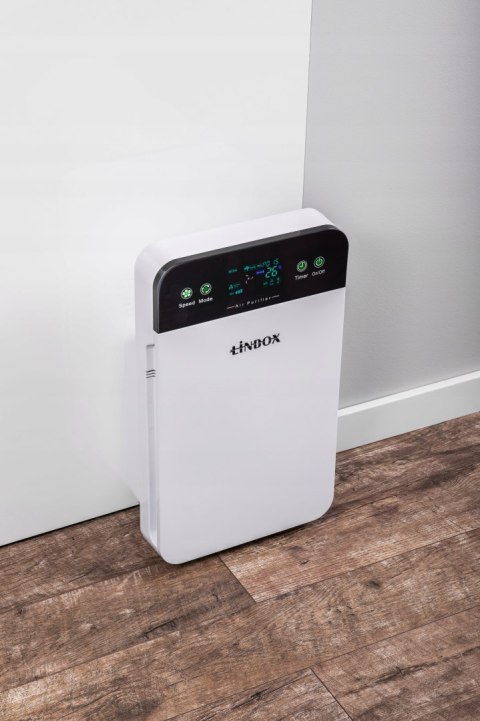 Duży Automatyczny Oczyszczacz 35W 7W1 + Filtr Hepa, Jonizacja, Czujnik