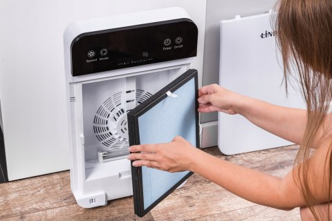 Duży Automatyczny Oczyszczacz 35W 7W1 + Filtr Hepa, Jonizacja, Czujnik