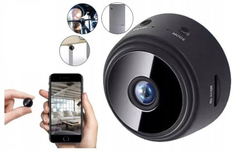 Mini Kamera Szpiegowska Wifi Full Hd, Z Detekcją Ruchu I Nocnym Trybem