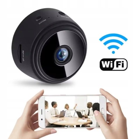 Mini Kamera Szpiegowska Wifi Full Hd, Z Detekcją Ruchu I Nocnym Trybem