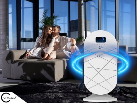 Oczyszczacz Powietrza Carruzzo Smart Wifi Hepa Uv Do 50M², Automatyczny