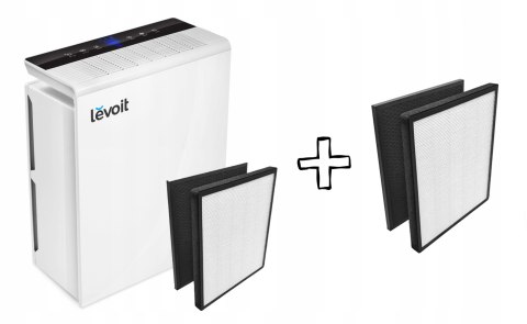 Oczyszczacz Powietrza Levoit Lv-H131-Rxw, 3 Filtry, Cicha Praca, Energy Star