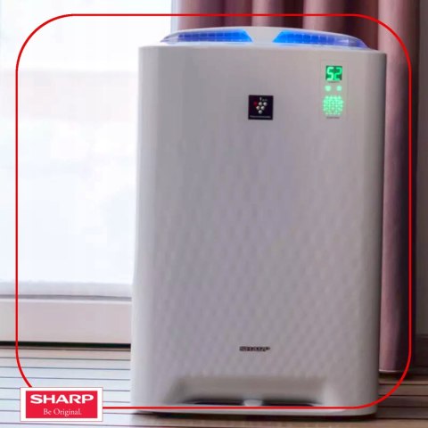 Oczyszczacz Powietrza Sharp Kc-A50euw Z Nawilżaczem, Hepa H13, Cichy, 306 M³/H