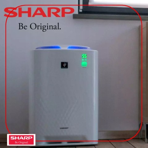 Oczyszczacz Powietrza Sharp Kc-A50euw Z Nawilżaczem, Hepa H13, Cichy, 306 M³/H