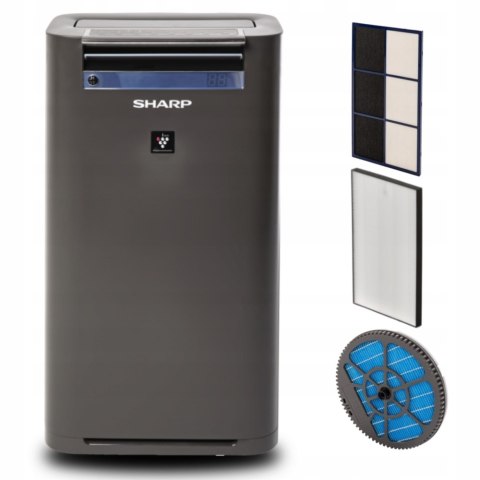Oczyszczacz Powietrza Sharp Kc-G50eu-H Z Nawilżaczem Plasmacluster 4W1