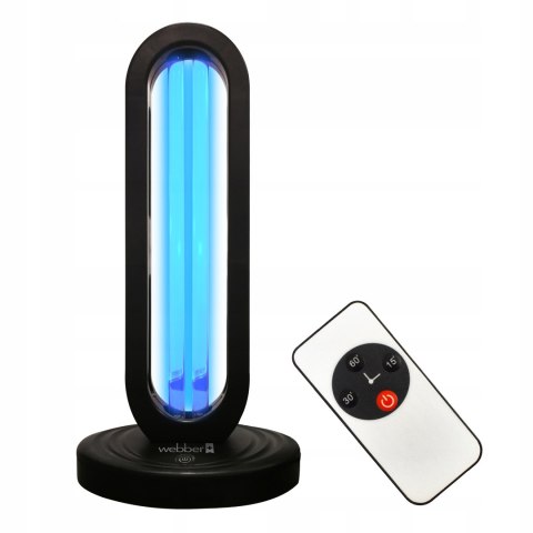Przenośna Lampa Uv-C 38W Z Ozonowaniem I Pilotem Dezynfekcja Powietrza 60M2