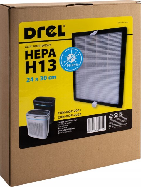 Filtr Hepa H13 99,95% Do Oczyszczacza - Con-Oop-2001/2002, 24X30x3,5 Cm