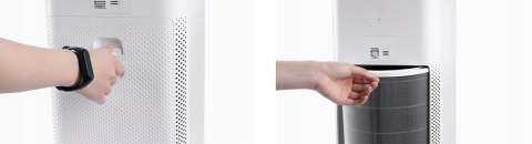 Filtr Hepa H13 Dla Xiaomi Mi Air Purifier 3H, 3-Stopniowy System Rfid Szary