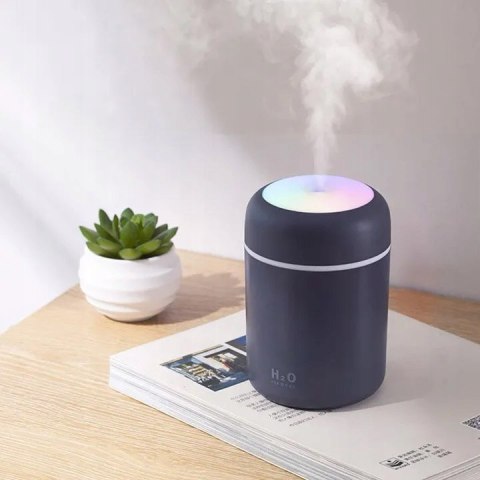 Mini Nawilżacz Powietrza 300Ml, Aromaterapia, Dyfuzor, Led Rgb, Przenośny
