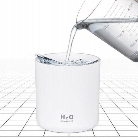 Mini Nawilżacz Powietrza 300Ml, Aromaterapia, Dyfuzor, Led Rgb, Przenośny