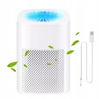Mocny Oczyszczacz Powietrza Usb, Hepa, Ciche Działanie, Do 15M² Pomieszczeń