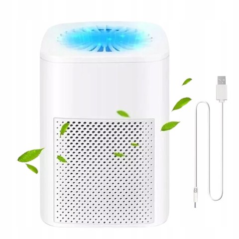 Mocny Oczyszczacz Powietrza Usb, Hepa, Ciche Działanie, Do 15M² Pomieszczeń