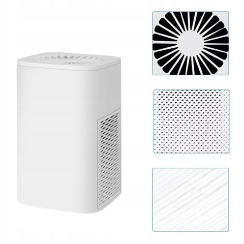 Mocny Oczyszczacz Powietrza Usb, Hepa, Ciche Działanie, Do 15M² Pomieszczeń