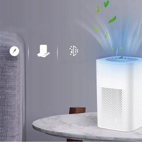 Mocny Oczyszczacz Powietrza Usb, Hepa, Ciche Działanie, Do 15M² Pomieszczeń