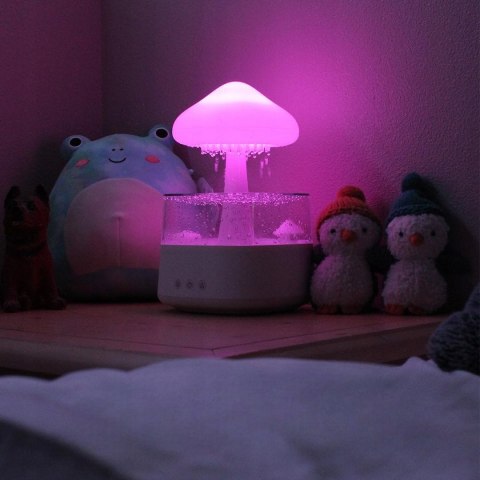 Nawilżacz Chmurka - Jonizacja, Deszcz, Aramaterapia I Usb Lampka Nocna