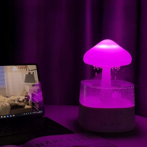 Nawilżacz Chmurka - Jonizacja, Deszcz, Aramaterapia I Usb Lampka Nocna