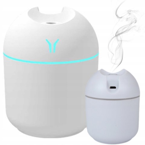 Nawilżacz Powietrza I Dyfuzor Aromaterapia Usb 250Ml, Led Ultradźwiękowy
