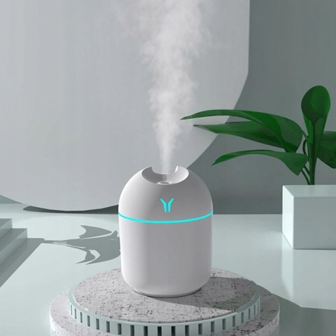 Nawilżacz Powietrza I Dyfuzor Aromaterapia Usb 250Ml, Led Ultradźwiękowy