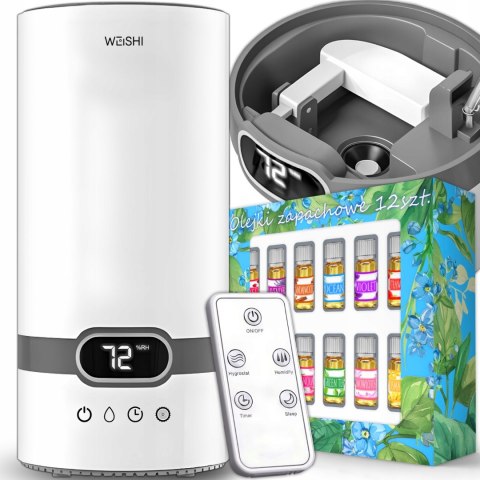 Nawilżacz Powietrza Smart Z Jonizacją I Aromaterapią 4L + 12 Olejków