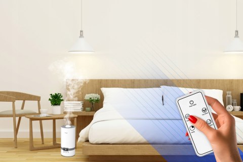 Nawilżacz Powietrza Smart Z Jonizacją I Aromaterapią 4L + 12 Olejków
