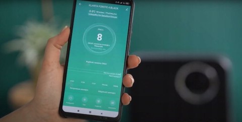 Oczyszczacz Klarta Forste 4 White 40M² Hepa H13, Jonizacja Smart Sterowanie
