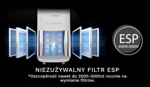 Oczyszczacz Powietrza Air Essence Eco Plasma Lcd Z Jonizacją I Sterylizacją Uv
