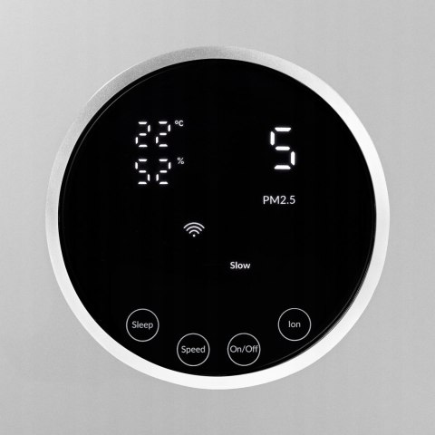 Oczyszczacz Powietrza Klarta Forste 4 Silver 40M² Hepa, Ion Plasma, Ciche